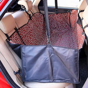 Pet carriers Oxford Fabric Paw pattern Car Seat Cover